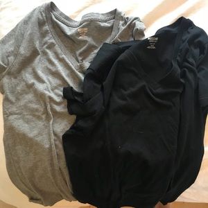 Set of two v neck shirts